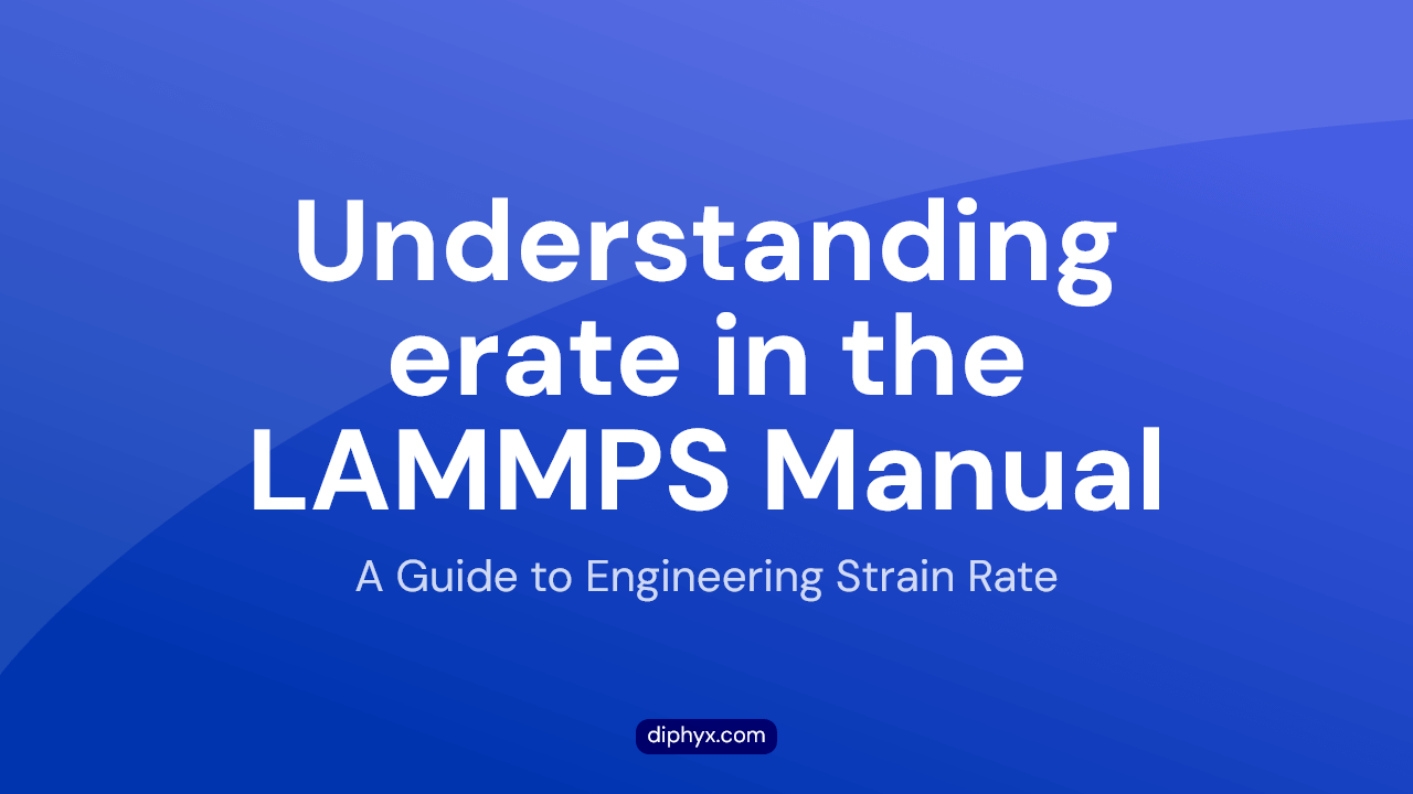 What is erate in the LAMMPS Manual?