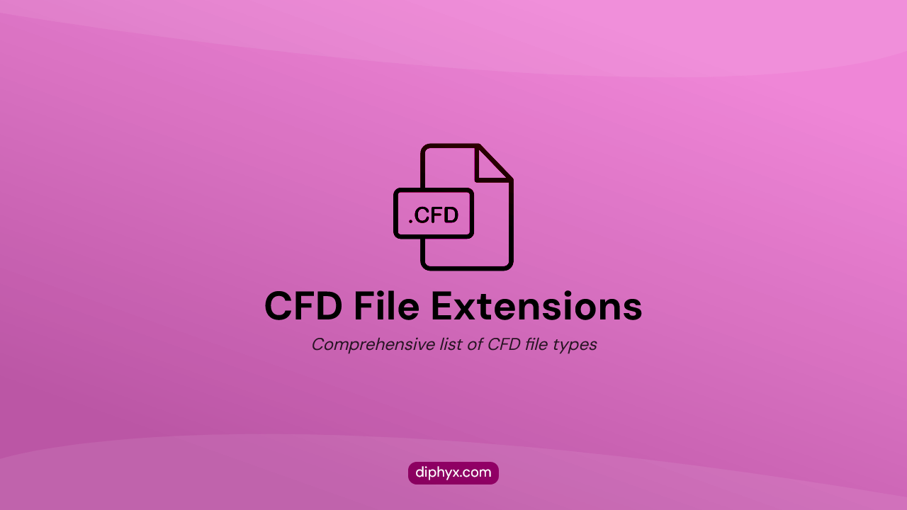 CFD File Extensions